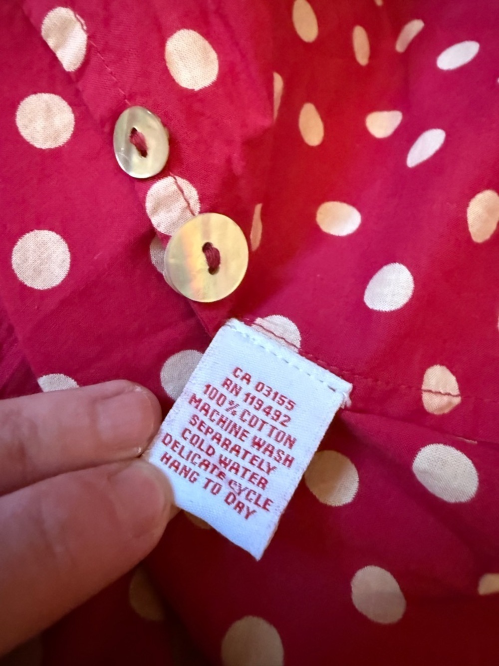 April Cornell Molly Polka Dot Dress - Picture 9 of 15